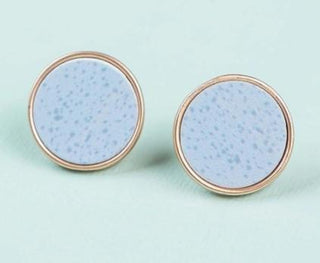 Cornflower Speckle Stud
