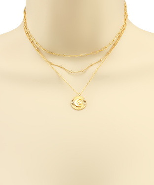 Crescent & Star Necklace
