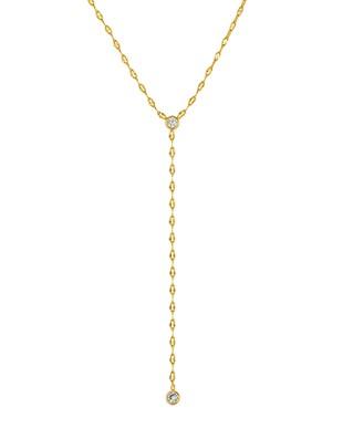 Crystal Y Necklace