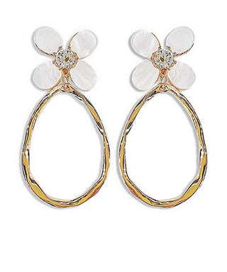 Cynthia Earrings White