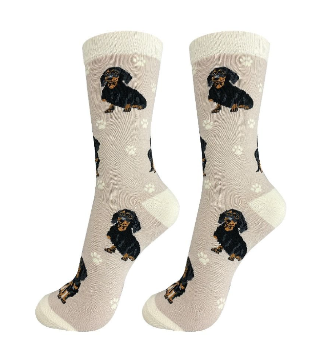 Dachshund Socks Black