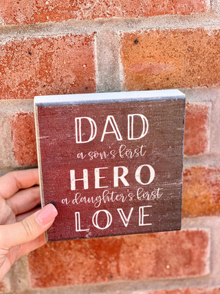 Dad A Son Sign
