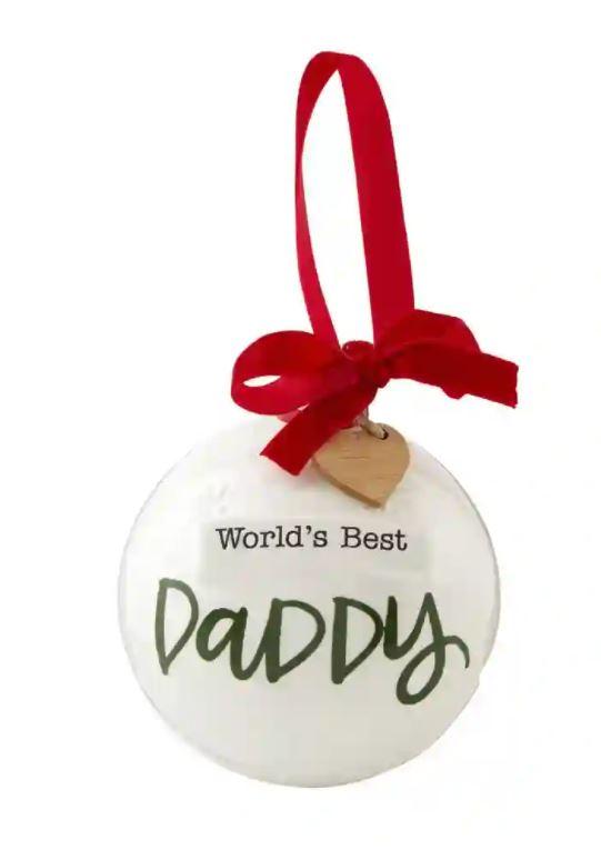 Daddy Round Ornament