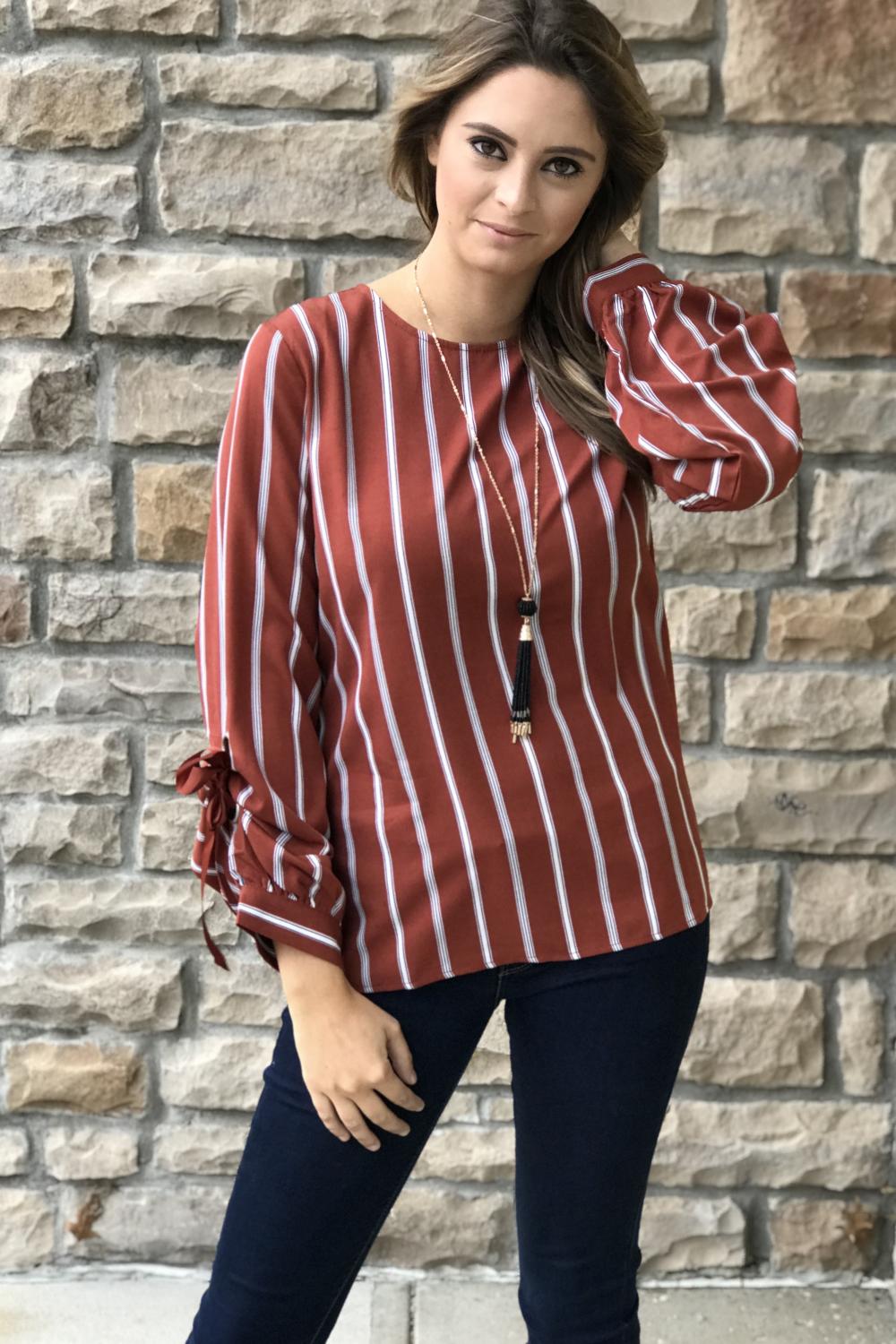 Dakoda Stripe Top