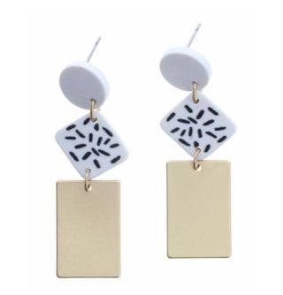 Dana Earring White