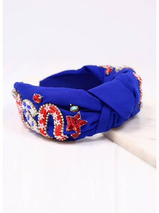 Darci Headband Blue
