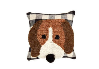 Dark Mini Hook Dog Pillow