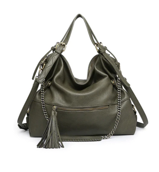 Dark Olive Jamila Tote