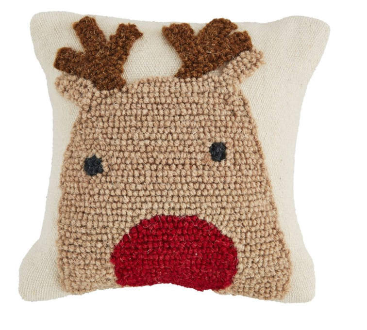 Deer Mini Canvas Hook Pillow