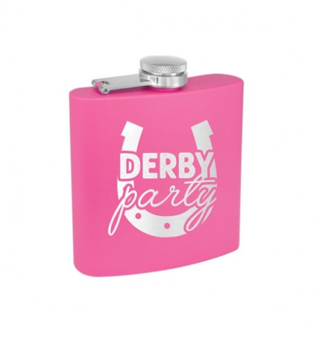 Derby Party Pink Flask