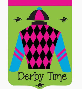 Derby Time Pink Flag