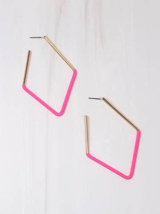 Dipped Diamond Earring Hot Pin