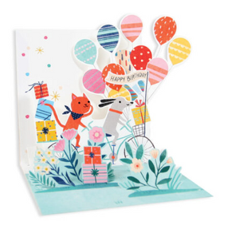 Dog & Cat Bike Ride Card