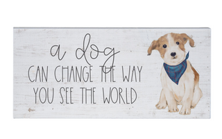 Dog Change Block Sign
