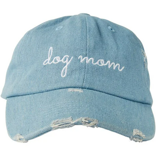 Dog Mom Denim Hat