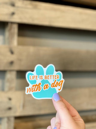 Dog Paw Print Sticker