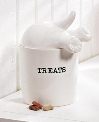 Dog Tail Treat Canister