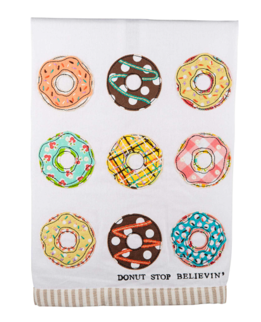 Donut Stop Believin Towel
