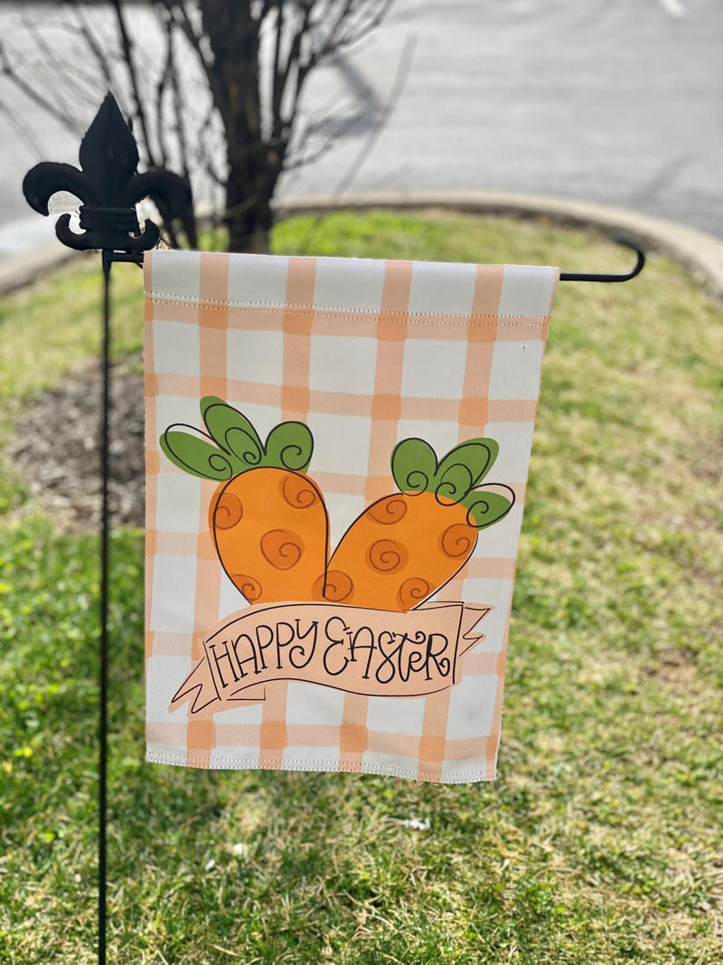 Easter Carrots Garden Flag