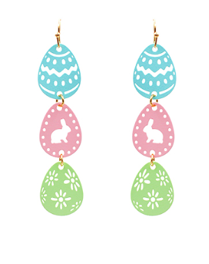Easter Egg Filigree Earring