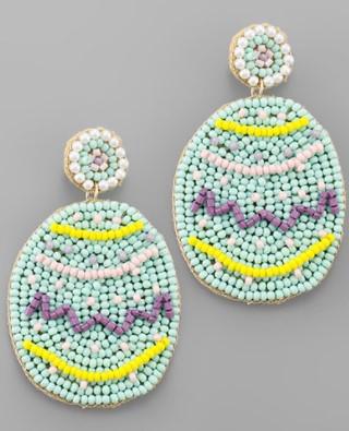 Easter Eggs Earring Mint