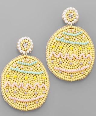 Easter Eggs Earring Yellow