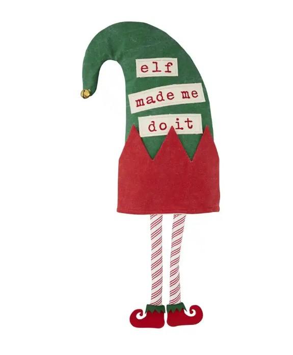 Elf Dangle Leg Hat Sitter