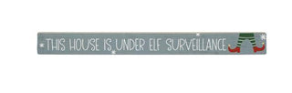 Elf Surveillance Long Sign