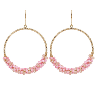 Esmirelda Earrings Pink
