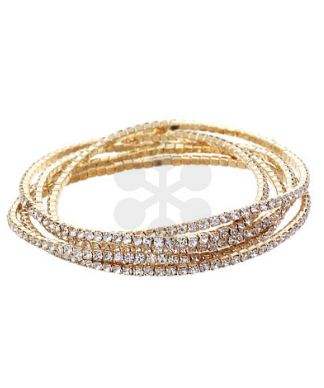 Evelyn Bracelet Gold/Clear