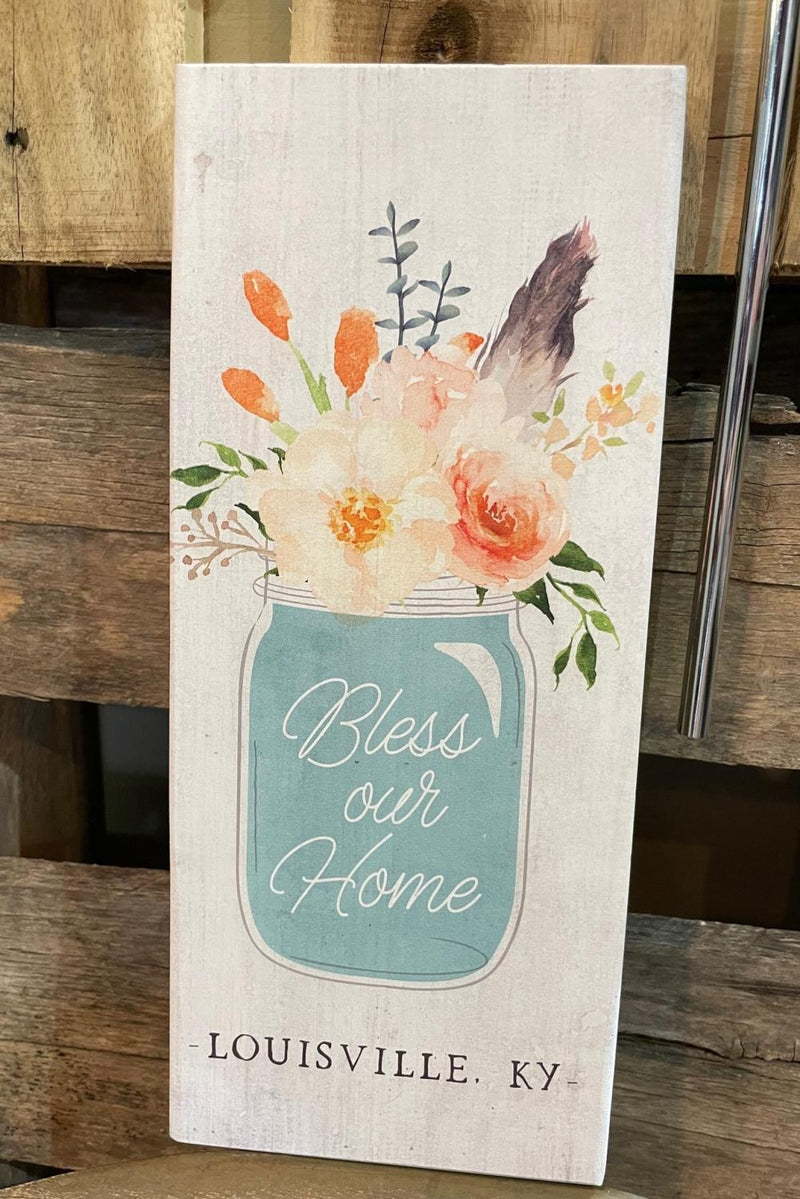 Bless Home Sign