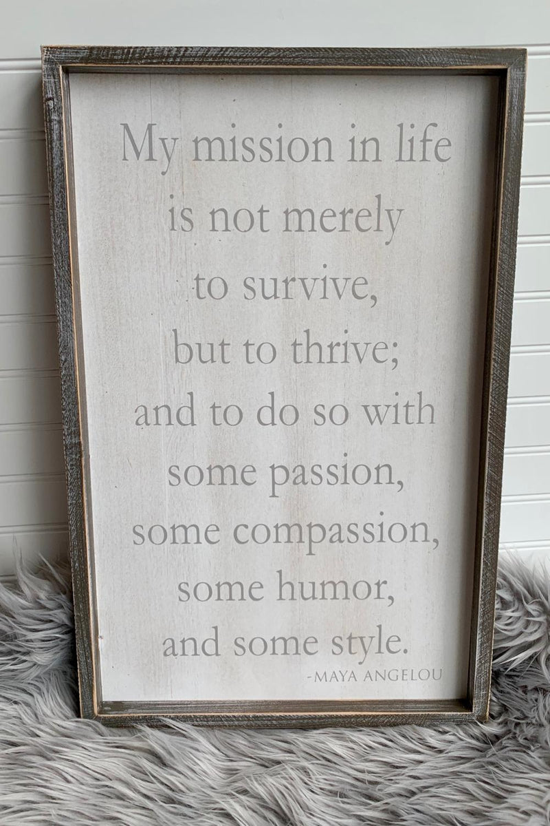 My Mission Sign