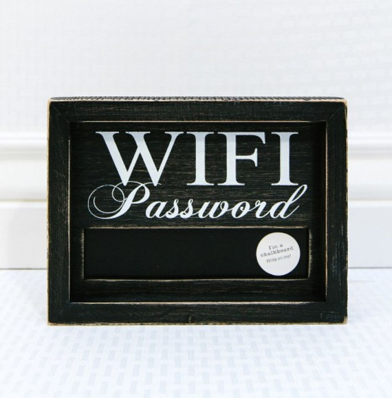 Wifi Password Sign