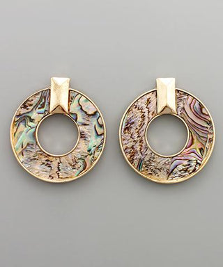 Shell Circle Earring