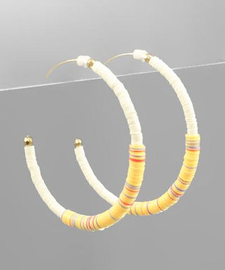Yellow Disc Hoop