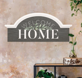 Welcome Home Arched Sign