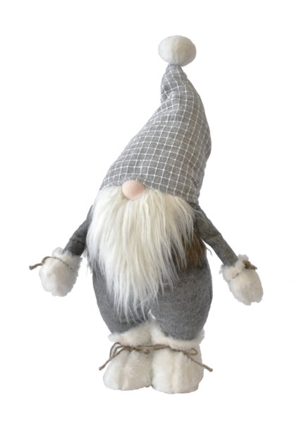 Grey Hat Gnome Figurine