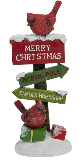 Cardinal Bird Figures
