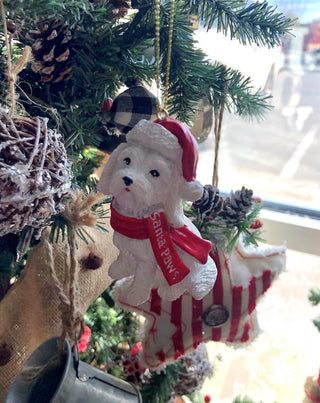 Santa Dog Ornaments