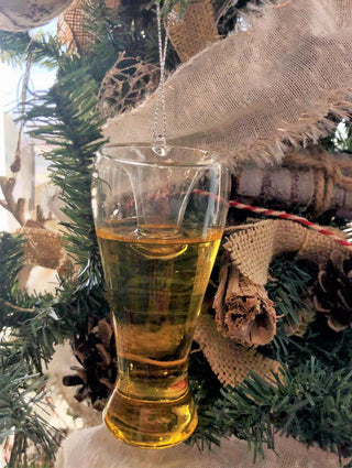 Cheer Beer Glass Ornament