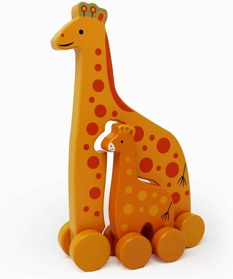 Big & Little Giraffe Push Toy
