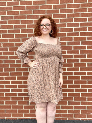Cottage Core Smocked Dress