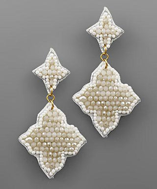 Ivory Arabesque Earring