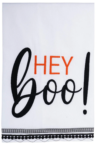 Hey Boo Tea Towel
