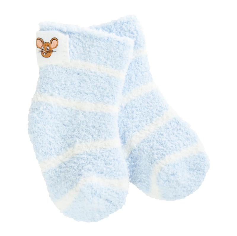 Blue Stripe Infant Cozy Sock