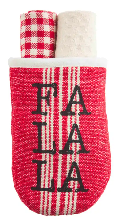 FaLaLa Potholder Towel Set