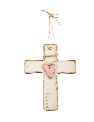 Faith Stoneware Cross