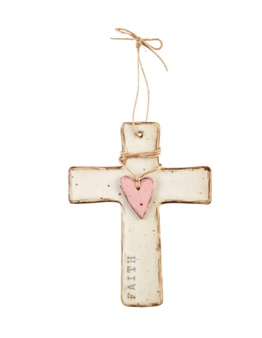 Faith Stoneware Cross