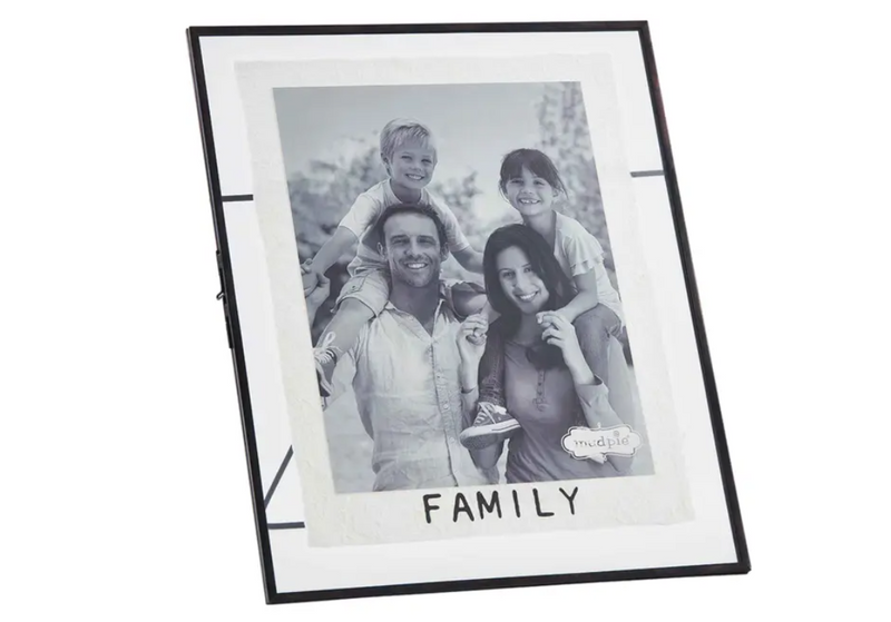 Family Glass Metal Frame