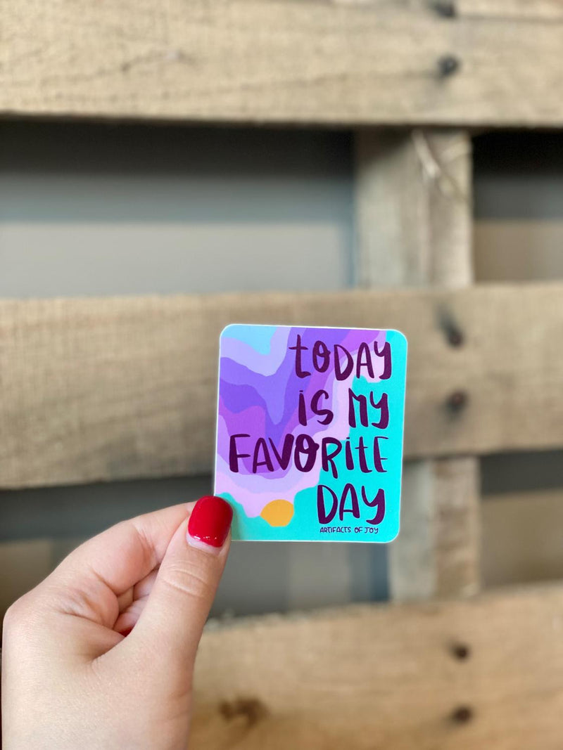 Favorite Day Sticker